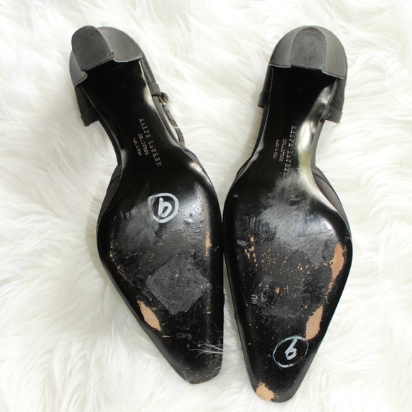 Purple label Ralph Lauren black pumps size 9 - Picture 8 of 8
